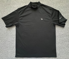 Nike Golf Walt Disney World Polo Shirt Mens Large L Black Short Sleeve WDW EUC