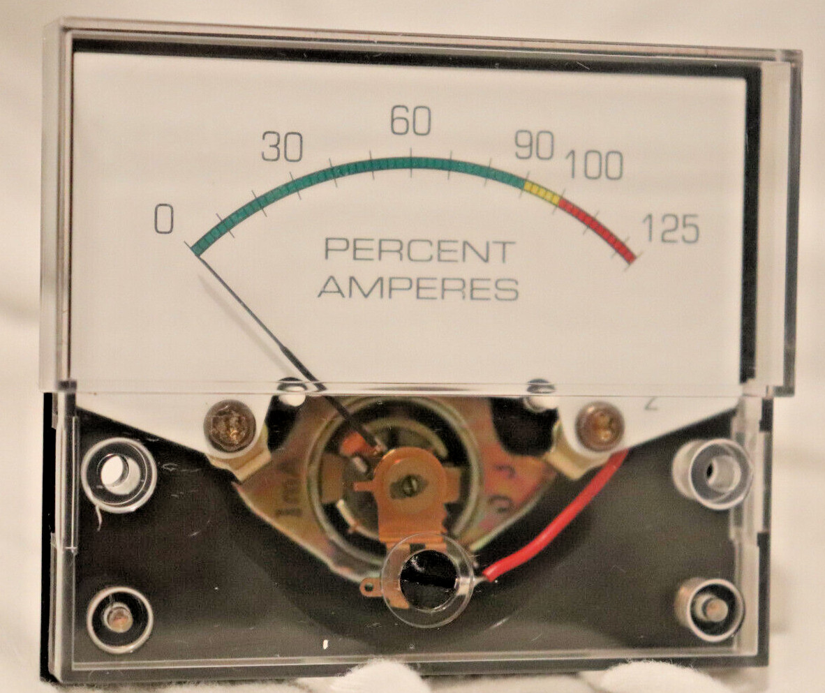 302-2011 Cummins Onan Ammeter M22 PCC3100 Control Panel 302-1995 0-125% Load Amp