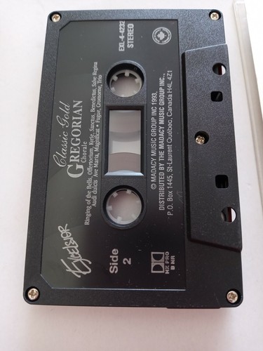 Gregorian Chorale Excelsior Classic Gold Cassette 1993 - Picture 8 of 8