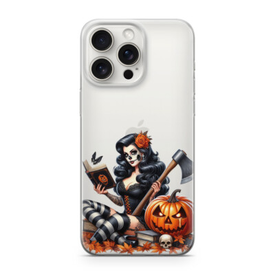 HORROR PIN UP GIRL Handy Hülle iphone 13 PRO MAX Axt Halloween M10