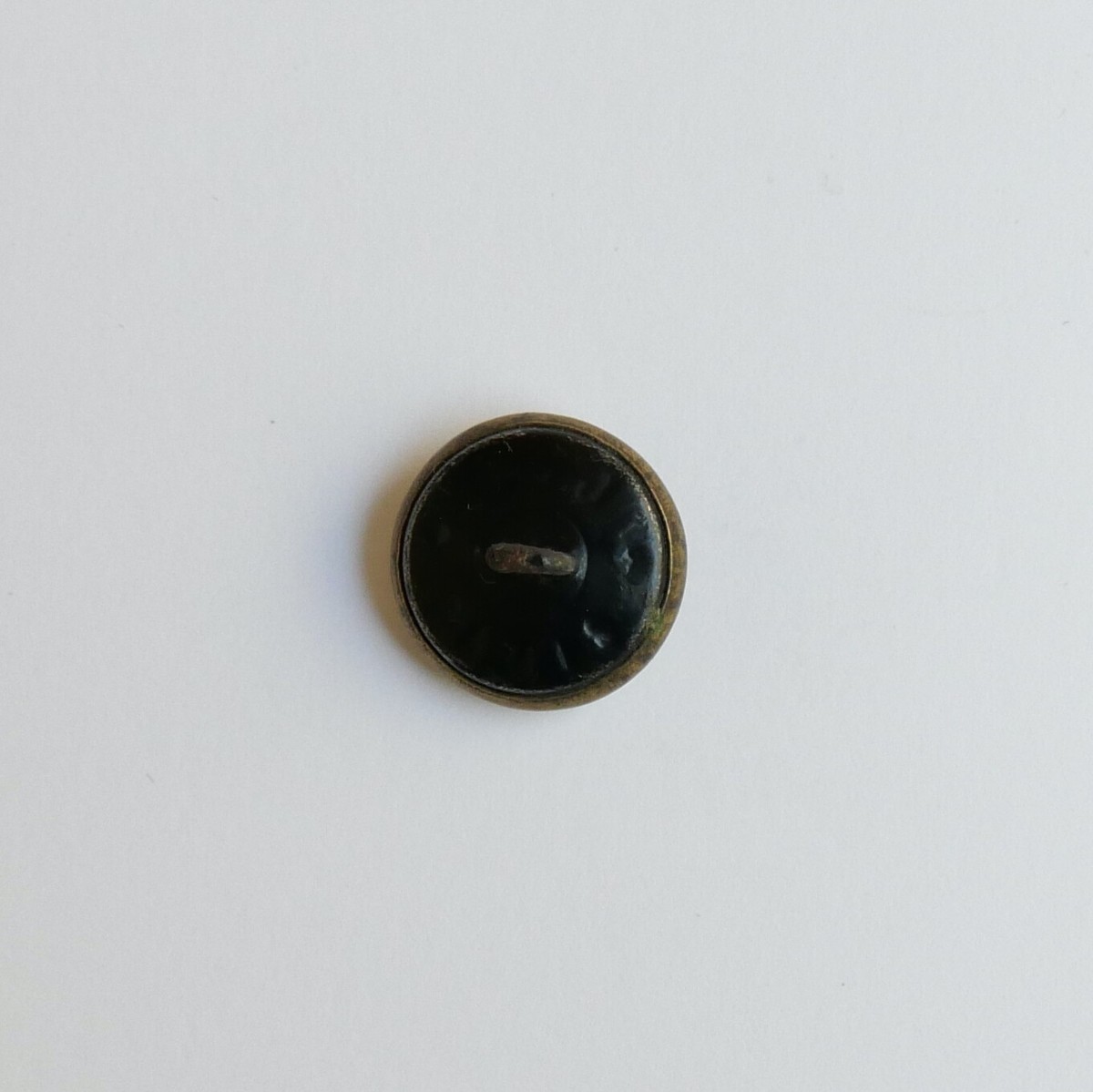 Bouton Ancien En Cuivre Chasse Vénerie équipage Chien De Profil 15mm