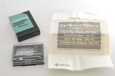 CONTAX 167MT Aria S2 Camera FU Type Image Microprism Focusing Screen from Japan