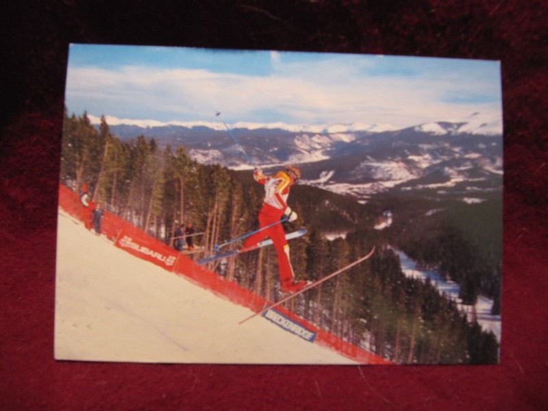 Breckenridge Colorado, Breckenridge Ski Area  World Cup Freestyle Postcard