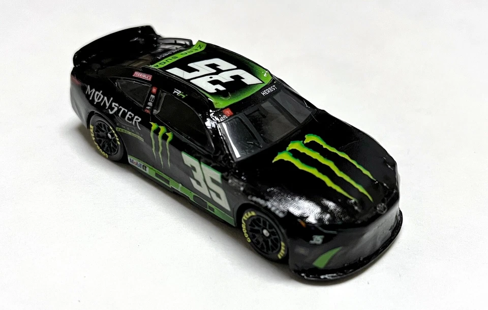 2025 Riley Herbst 35 Monster Green Toyota Camry NASCAR Cup Custom Diecast 1/64 - Image 2 of 4