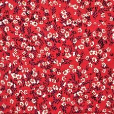 Old Navy Women XL Stretch Mini Red Ditsy Sundress Fit Flare Cottage Boho Prairie