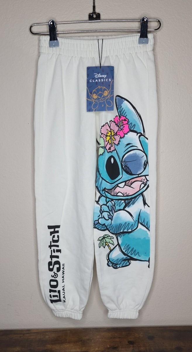 NWT Zara X Disney Lilo Stitch Jogger Sweatpants Girls Size