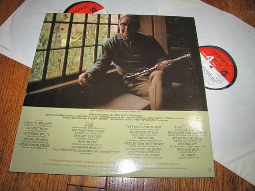 BENNY GOODMAN SEXTEX ON STAGE WITH LIVE IN COPENHAGEN - LONDON PHASE 4 DOUBLE LP - Picture 3 of 3