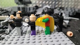 LEGO Batman: The Batcave Penguin and Mr. Freeze's Invasion 7783, Incomplete,READ