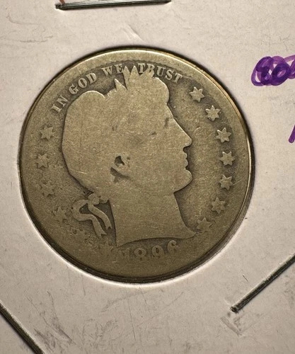 1896 O Barber Quarter
