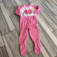 Carter  s Vintage Cat Girls 2 Piece Pajama PJ Set Snaps Together Size 2T