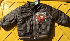 Sesame Street Elmo Rocks Leather Jacket Size 18M Rare 2010