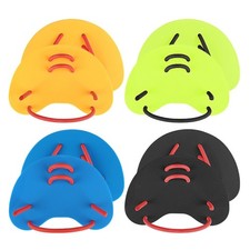 High Elasticitys Silicone Construction Portable Swim Paddles for Pool Training