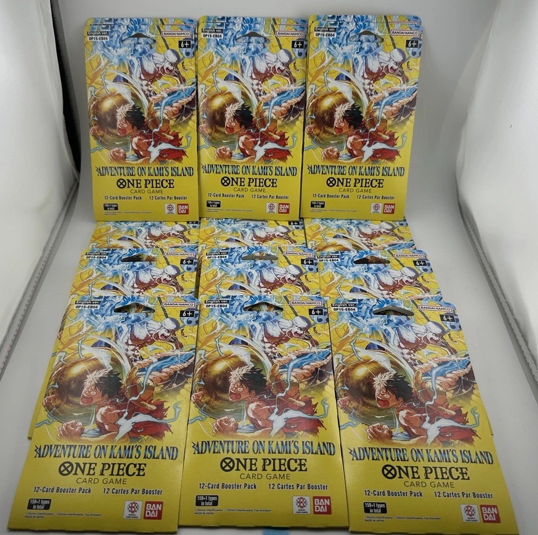 ワンピースカードOP-15 134パック Amazon.com: Bandai One Piece Card Game Booster Pack, The Adventure