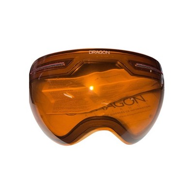 DRAGON NFX2 Replacement Lens- NEW - orange &  Black Snow GoGGLES CE.