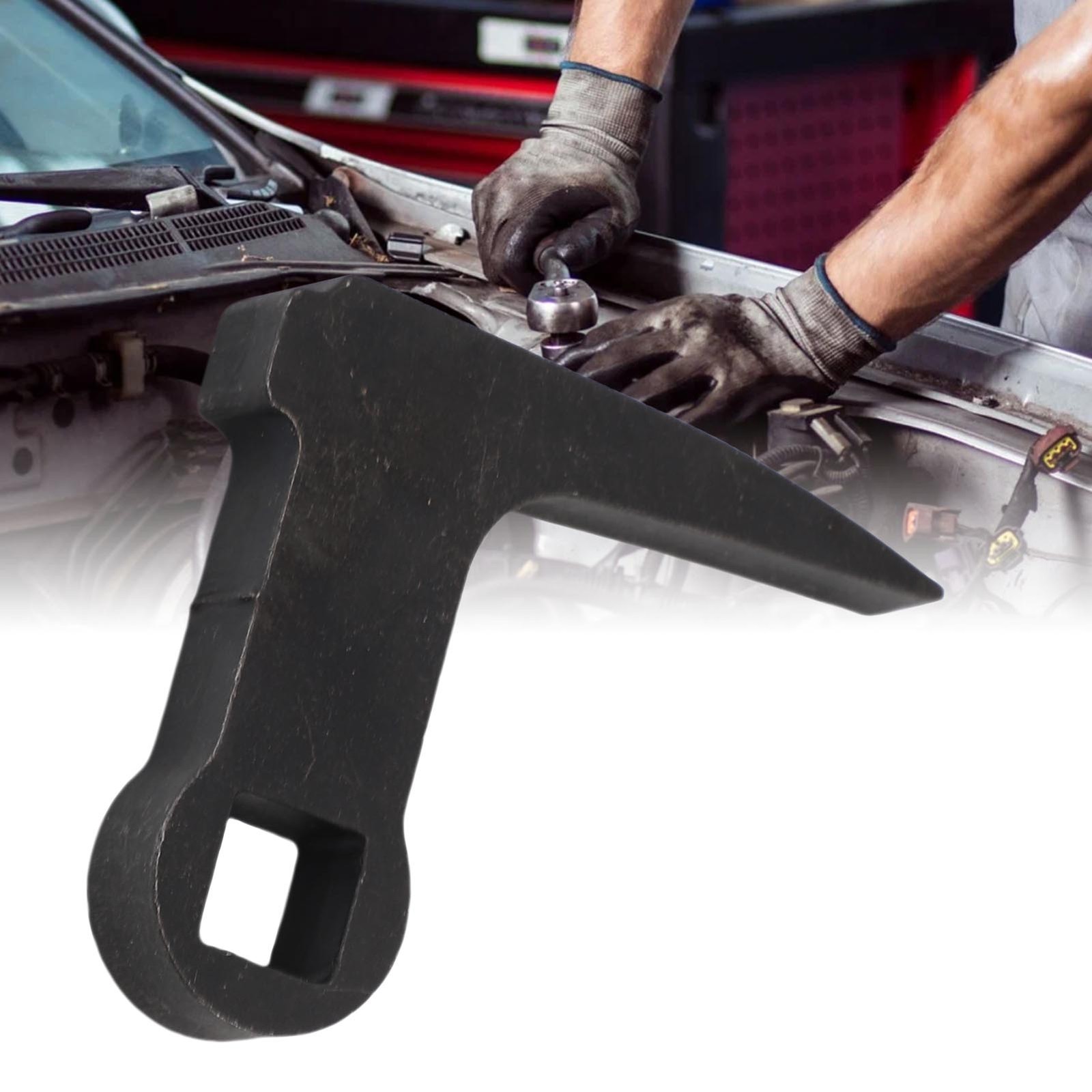 L Shaped Pry Bar Wrench Adapter Head For Tight Spaces Car Repair