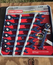 SEARS Craftsman USA 8pc 12pt METRIC Reversible Ratcheting Wrench Set GK 42405