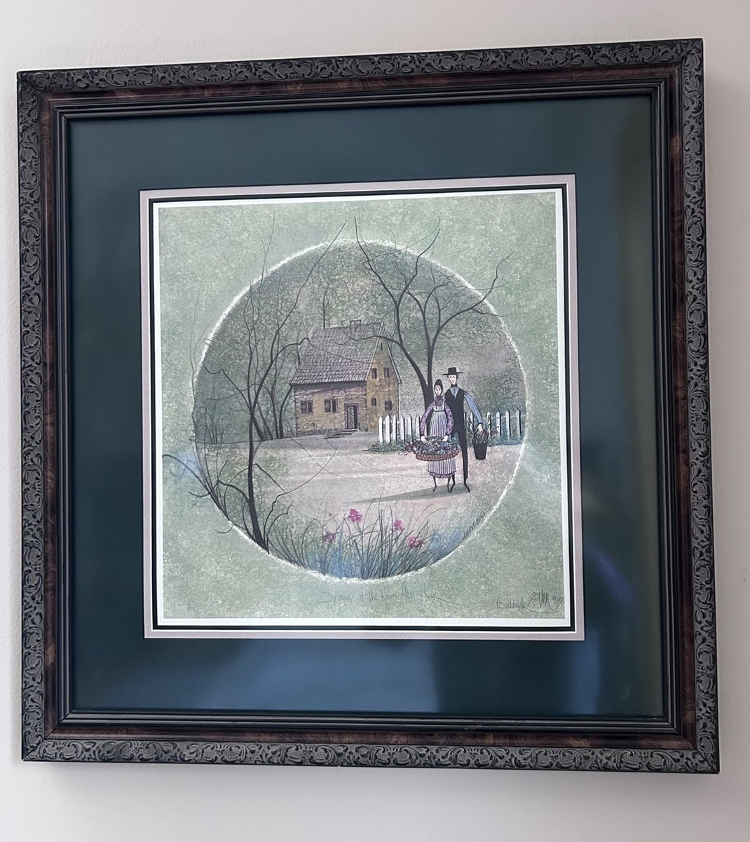P. Buckley Moss Spring At The Hans Herr House Signed Number 233