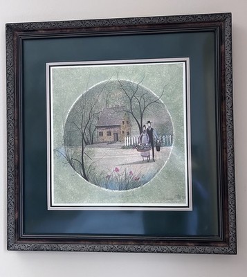 P. Buckley Moss Spring At The Hans Herr House Signed Number 233