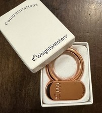Weight Watchers 10 lb Loss Copper tone Key Chain Fob