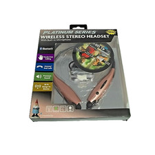 NEW-Travelocity TVDG-BTN-RG Platinum Series Bluetooth Wireless Stereo Headset