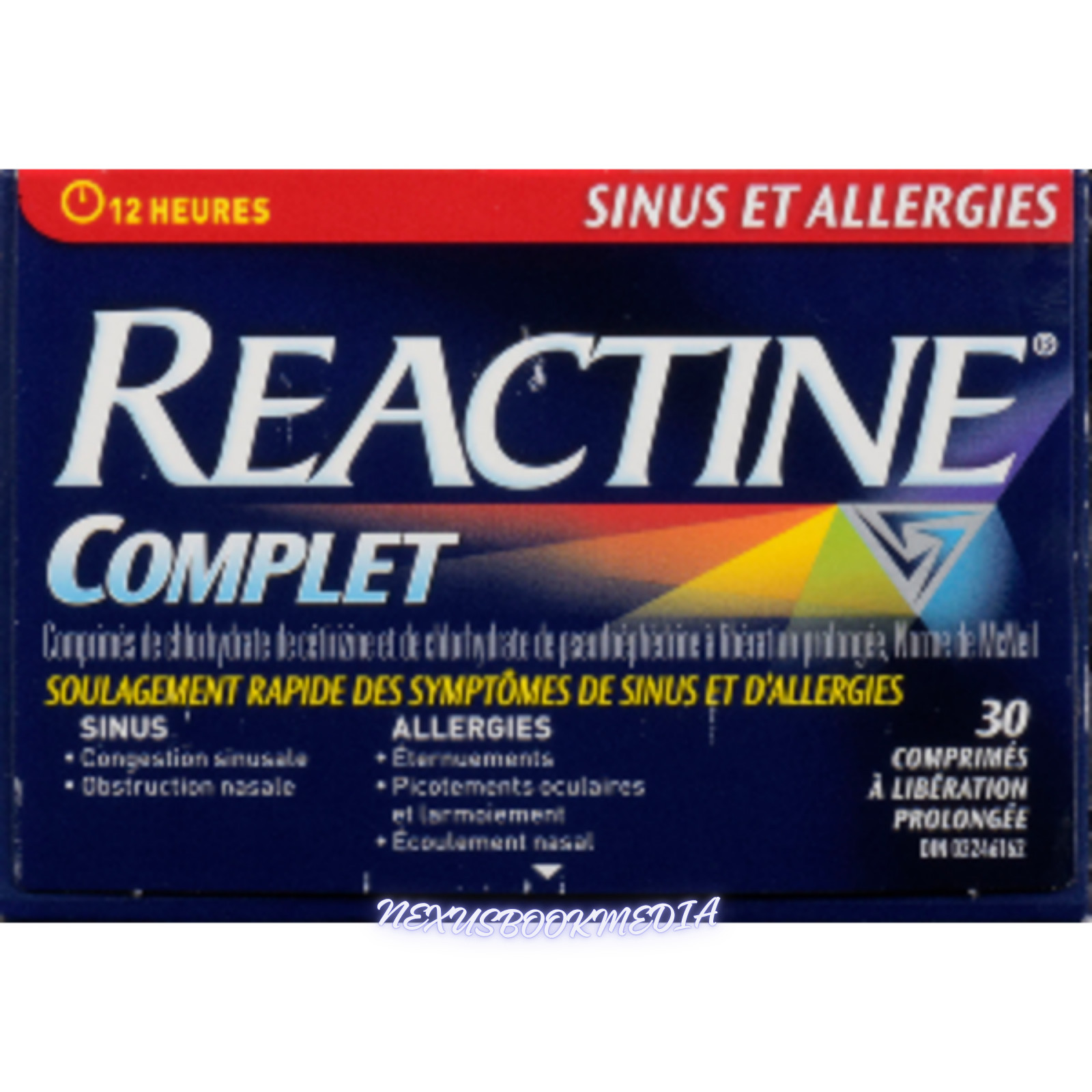 Reactine 30 Tablets New in Box