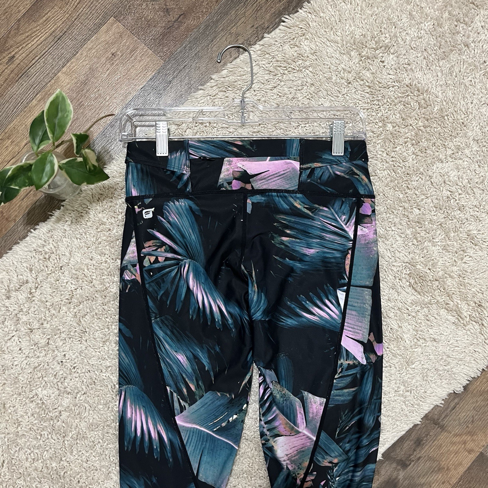 Fabletics Small Tropical Leaf Print High Waisted … - image 4