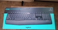 Logitech K345 Wireless Keyboard-Full-Sized Keyboard w/Palm Rest
