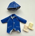 Vintage 1966 Mattel Barbie Tutti Doll Outfit Puddle Jumpers #3601 Complete