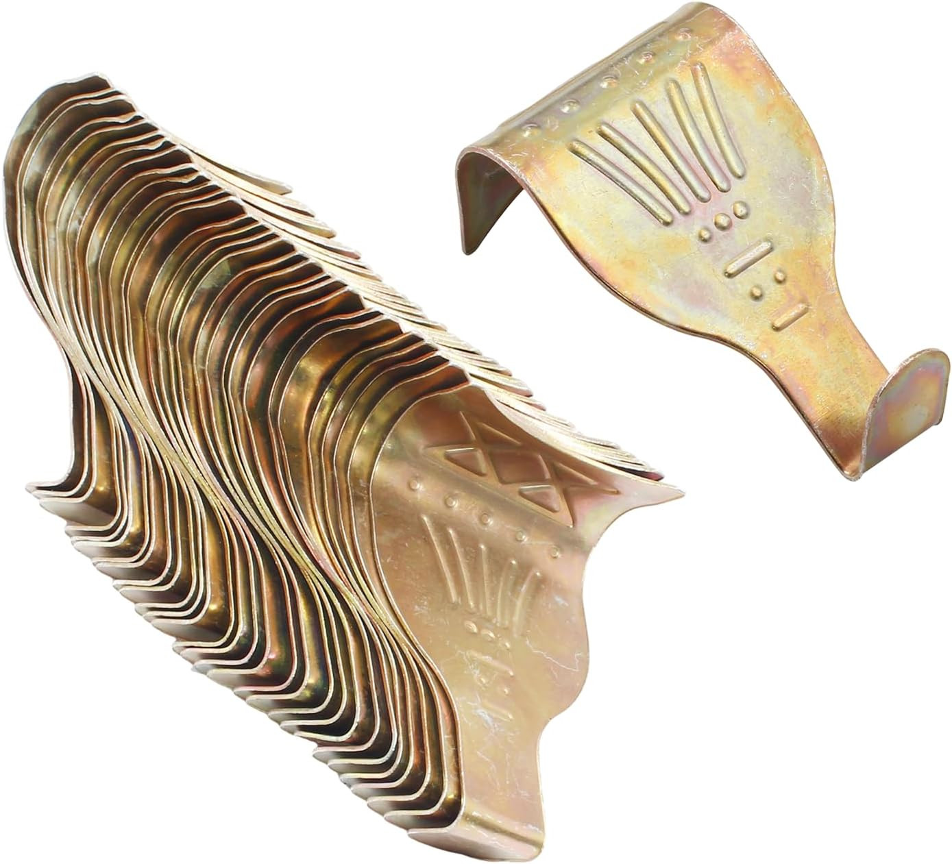 Metal Rail Molding Hanging Hooks, 30 Pcs 2.2" X 1.3" Colorful Photo Frame Pictur