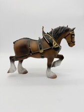 Vintage Anheuser Busch Budweiser clydesdale figurine 1960s Molded Plastic Horse