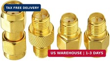 SMA Female/Male to RP-SMA Female/Male RF Coaxial Coax Adapter Connector Kit