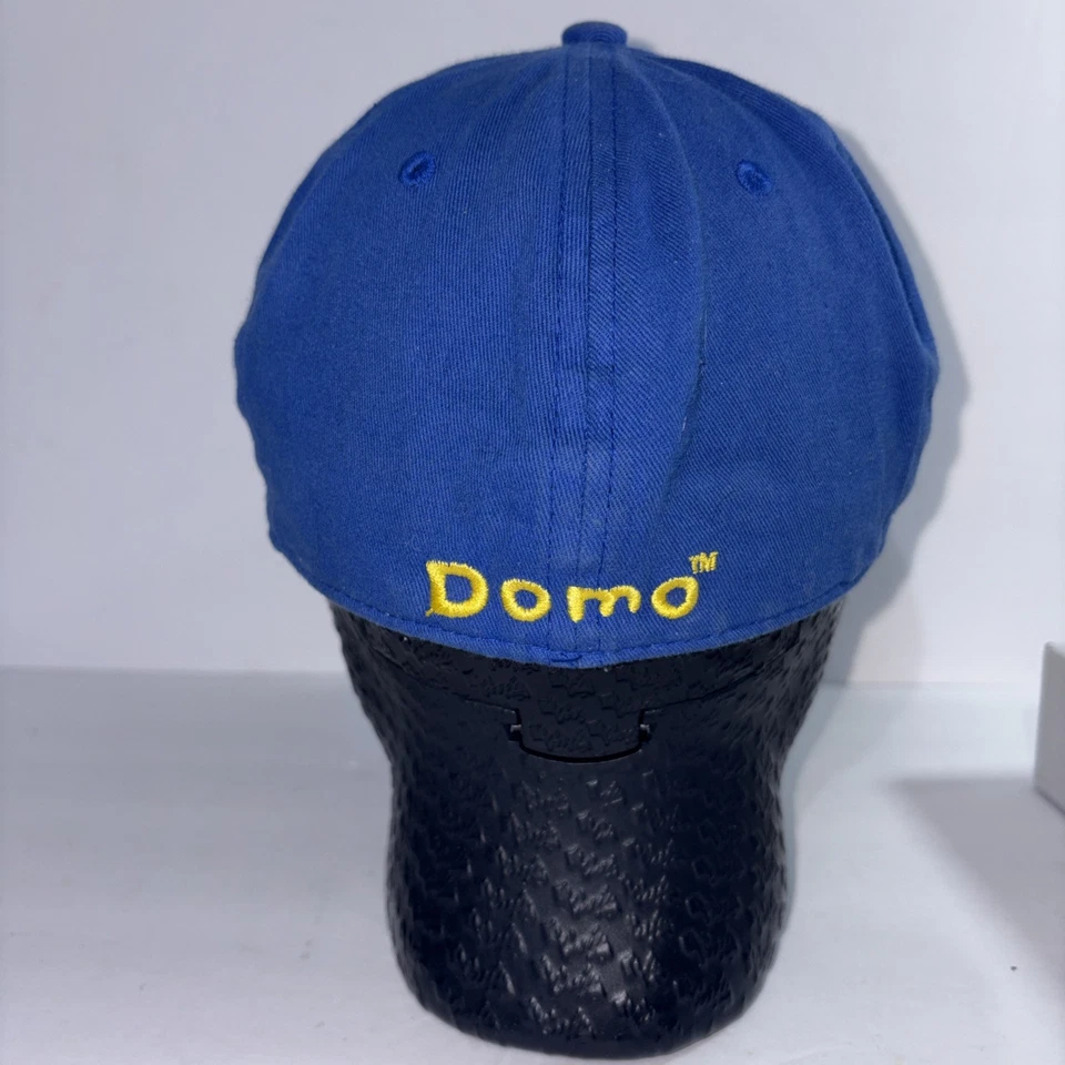 DOMO Sombrero Monstruo “I Love Nerds” Azul Gorra Ajustada Anime Japonés Mascota Talla: M/L Foto 3 de 4