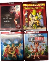 HD DVD Movie Lot 4 Titles   Phantom of the Opera, Shrek, Scooby-Doo, Ant Bully