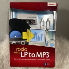 Roxio Easy LP to MP3 Kit - Convert LPs Cassettes to MP3s - New In Sealed Box