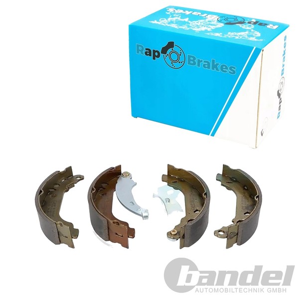 RAP Brakes Bremsbacken Satz 180Mm Passend FüR Dacia Logan Sandero Renault Clio-image