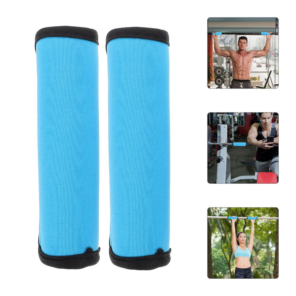 2 Pezzi Accessori per Sollevamento Pesi Bilanciere Cuscino Pad Manubri Manico Pastiglie foto 5