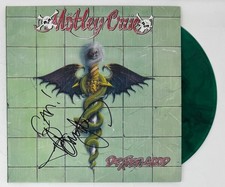 Tommy Lee Motley Crue Signed Autograph Dr. Feelgood Vinyl Record Album JSA COA