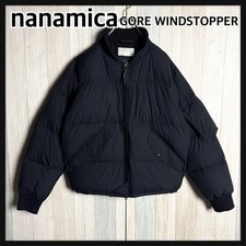 nanamica WINDSTOPPER Down Jacket Rare XS Unisex Black Used Ships from Japan
