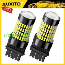 3157 3156 Super AUXITO White Backup Reverse Turn signal LED light Bulbs 2/10x
