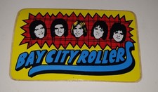 Vintage Bay City Rollers sticker Yellow unused rare