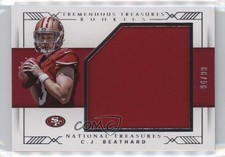 2017 Panini National Treasures Tremendous Rookies 94/99 CJ Beathard #24 pn1
