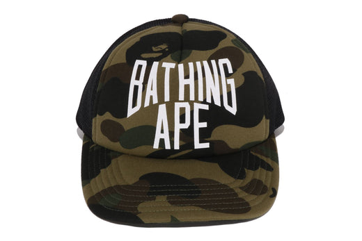 A Bathing Ape 1st Camo NYC Logo Mesh Cap Green 1m30-180-003 | eBay