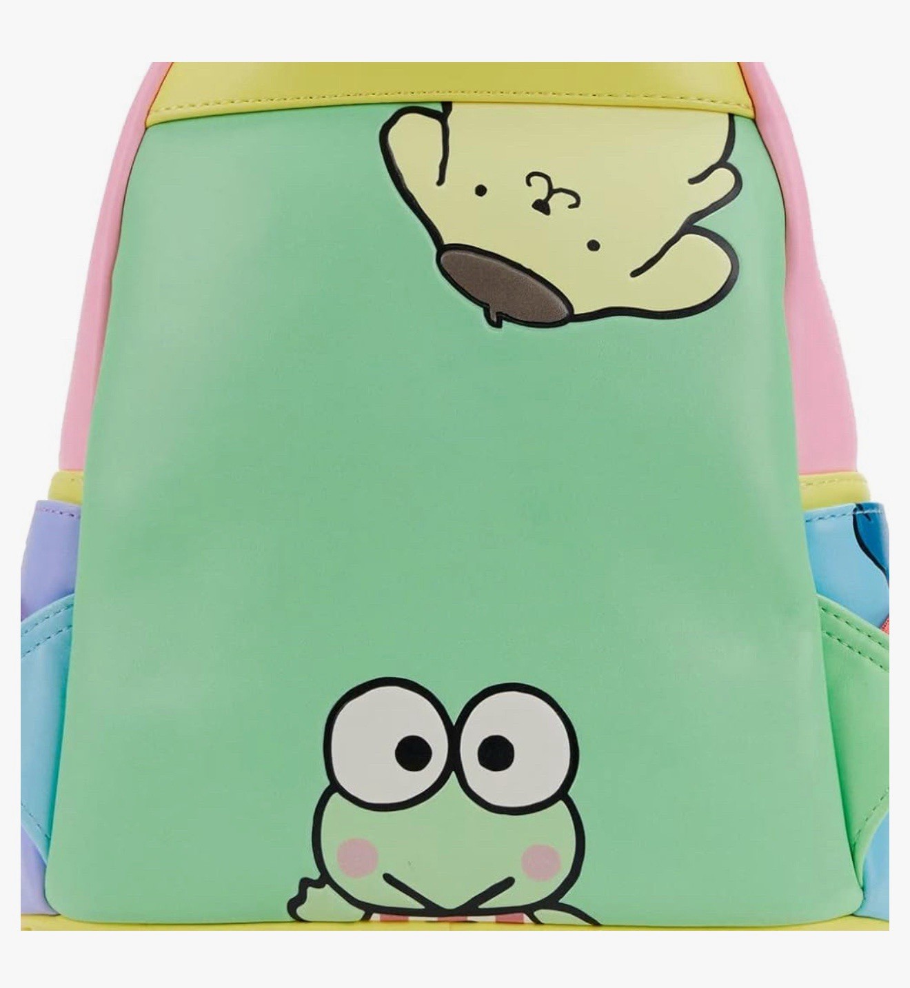 LOUNGEFLY Sanrio Hello Kitty And Friends Color Block Backpack 10 3/16in EUC image 8