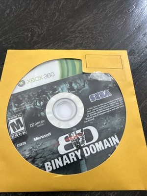 Binary Domain Xbox 360 ~ DISC ONLY - Great Condition!
