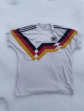 Vintage 1990 World Cup Germany Home Jersey T Shirt Large Adidas