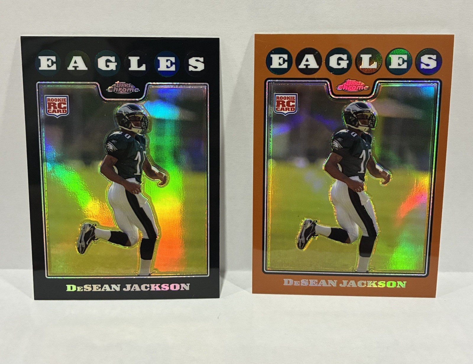 2008 Topps Chrome Desean Jackson Refractor+ Orange Refractor /425
