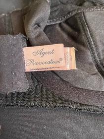 Pair of Agent Provocateur 32D Bras: &lsquo;Sprinkle&rsquo; & Black Mesh w/ Pink Lace Trim