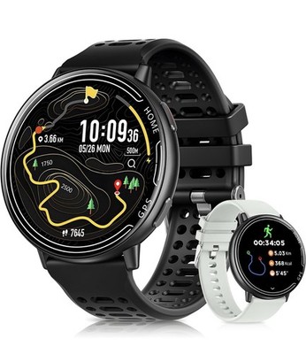 Smart Watch 1.39-Inch AMOLED, GPS, Fitness Tracker, Bluetooth, Android iOS