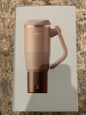 Abodeo Insulated Tumbler Travel Mug Double Walled 40 Oz Pink Color Free Shipping