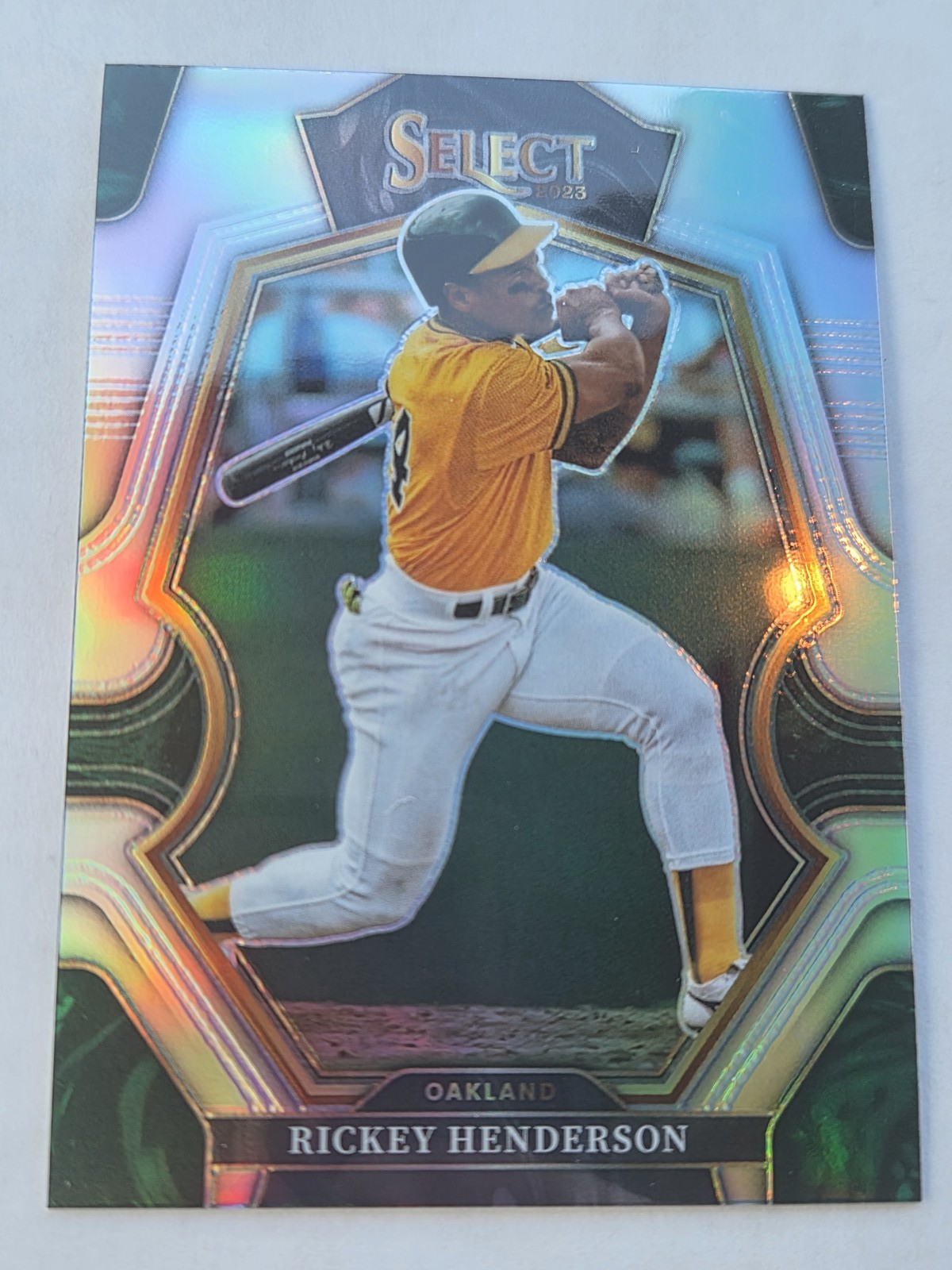 2023 Panini Select #103 Rickey Henderson Silver Prizm